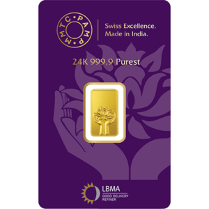 24Kt (999.99) 2Gm Fine Gold Bar