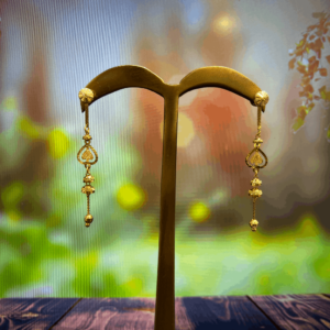 Heart Shaped Latkan Earrings