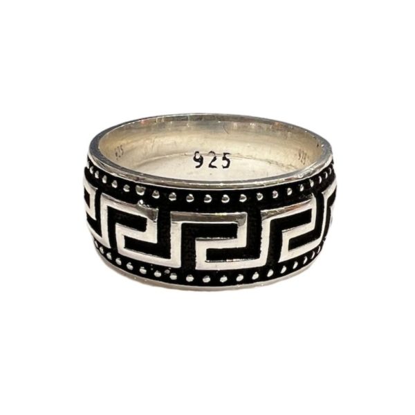 Oxidised Silver Bands For Mens