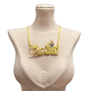 Personalized Gold Regalia Pendant