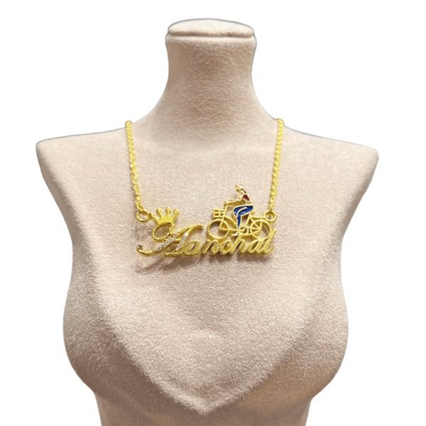 Personalized Gold Regalia Pendant