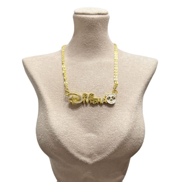 Yellow Gold Customized Name Pendant