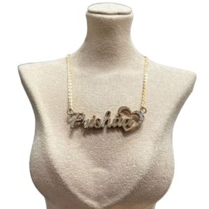 Heart Linked Rose Gold Personalized Eternal Pendant