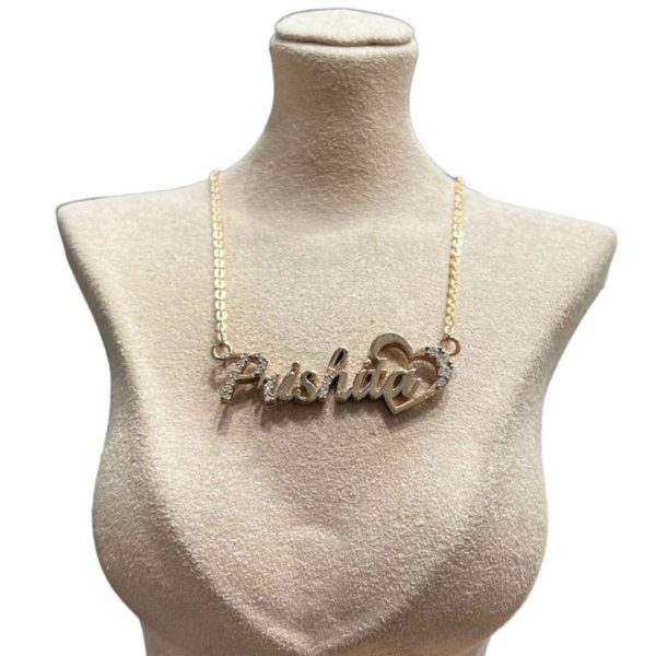 Heart Linked Rose Gold Personalized Eternal Pendant