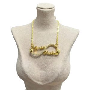 Customised Infinity Couple Name Pendant Customised Infinity Couple Name Pendant