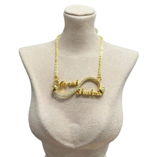 Customised Infinity Couple Name Pendant