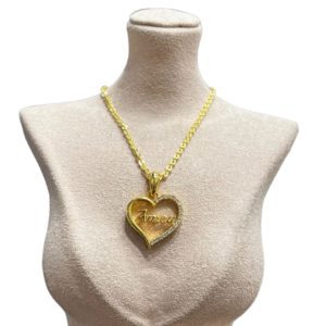 Lovestruck Yellow Gold Personalized Pendant Lovestruck Yellow Gold Personalized Pendant