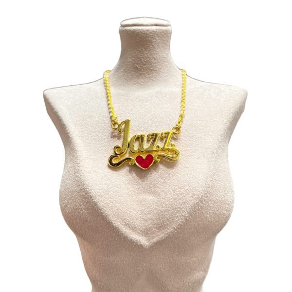 Personalized Heart Name Pendant