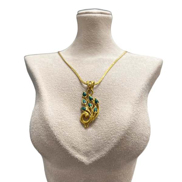 22Kt Peacock Gold Pendant