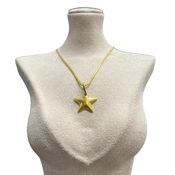 Yellow Gold Star Pendant