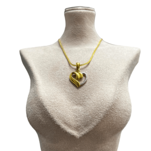22Kt Gold Dreamy Heart Pendant