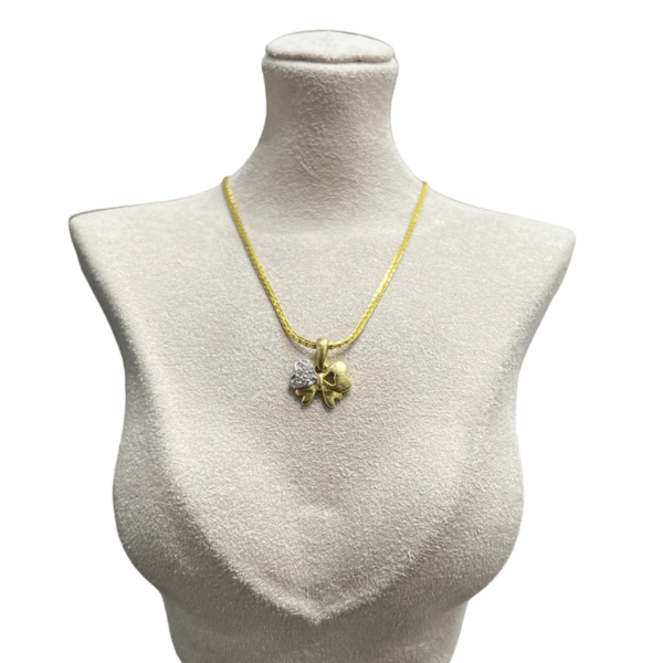 18Kt Diamond Butterfly Pendant