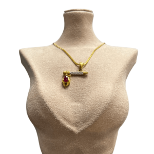 18Kt Diamond Murli Pendant