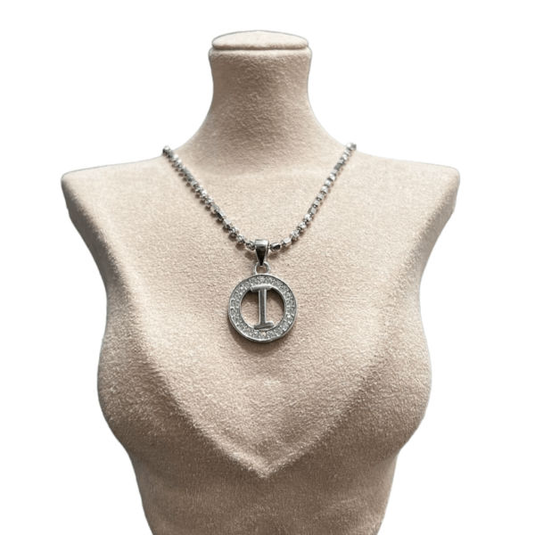 Initial I Silver Pendant