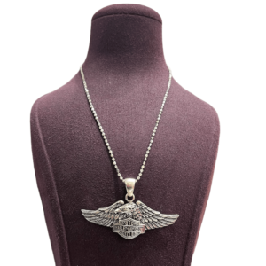 Oxidised Silver Eagle Pendant