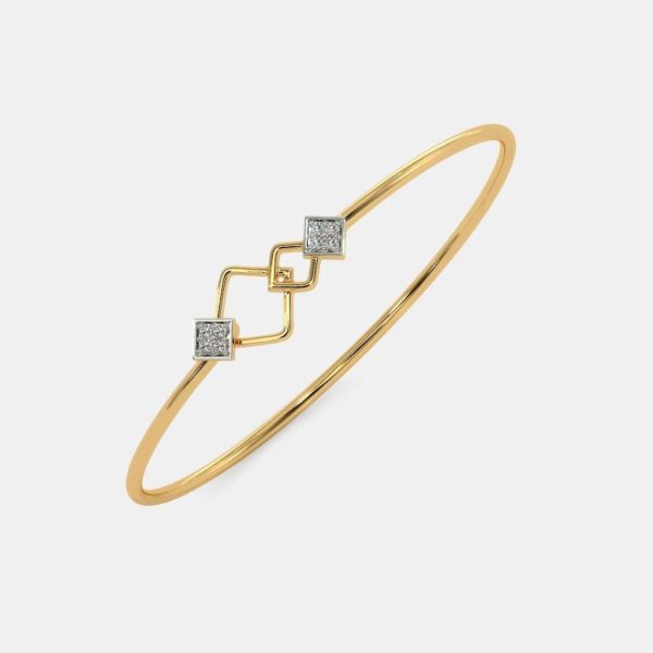 The Ilsa Pave Toggle Bangle