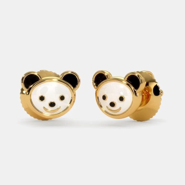 The Panda Earrings For Kids