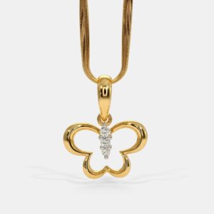 The Diamond Butterfly Pendant The Diamond Butterfly Pendant
