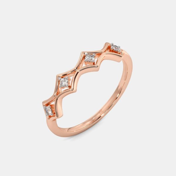 Raffinee Rose Gold Band For Her