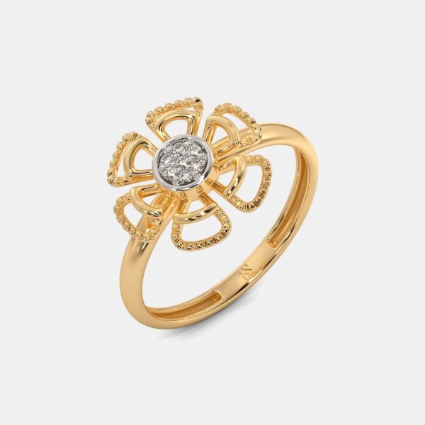 Ixora Flower Ring For Her