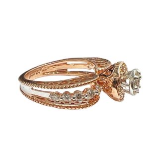 14Kt Rose Gold Cocktail Ring