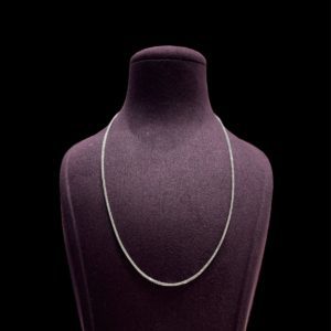 The Dax White Gold Chain