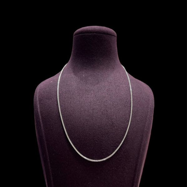 The Dax White Gold Chain