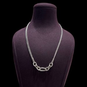 Men's Stylish Silver Chain