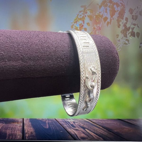 Jaguar Silver Kada For Men
