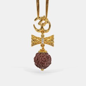Mahadev Rudraksh  Diamond Studed Pendant