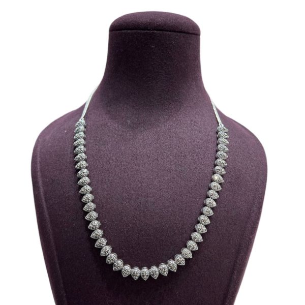 Oxidised Silver Necklace Chain