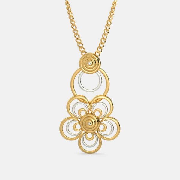 22Kt Yellow Gold Snowflake Pendant