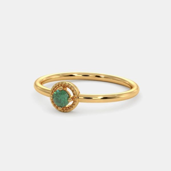 The Regal Emerald Gemstone Ring
