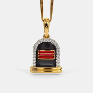The Shivam Gold Pendant For Him