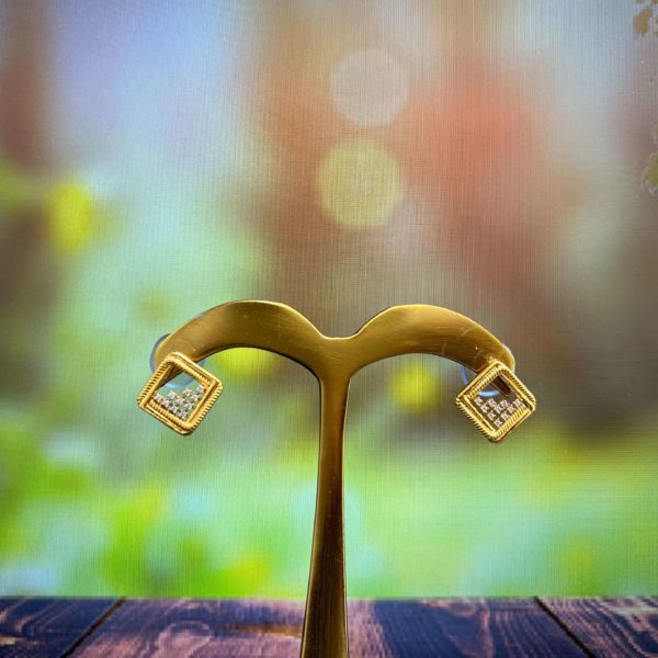 The Pome Yellow Gold Stud Earrings