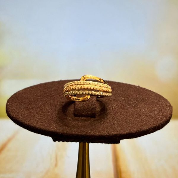 The Elaria Rose Gold Band Ring