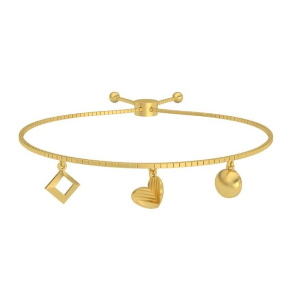 Glistening Classic Yellow Gold Bracelet