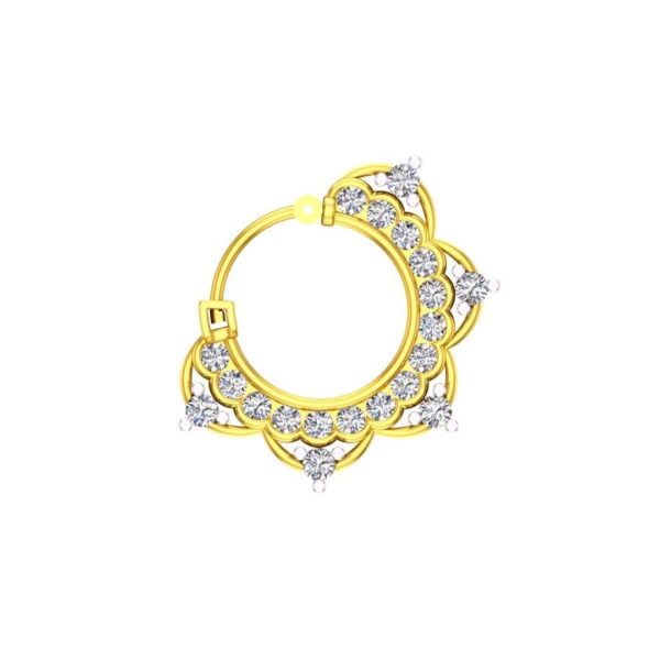 Kalindi Gold Nath For Women