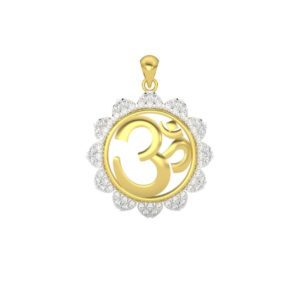OM 22Kt Gold Pendant
