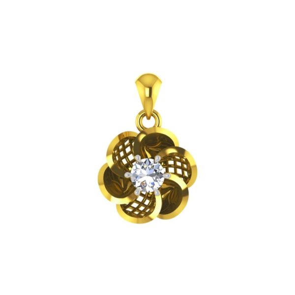Aashi Bloom Single Stone Pendant