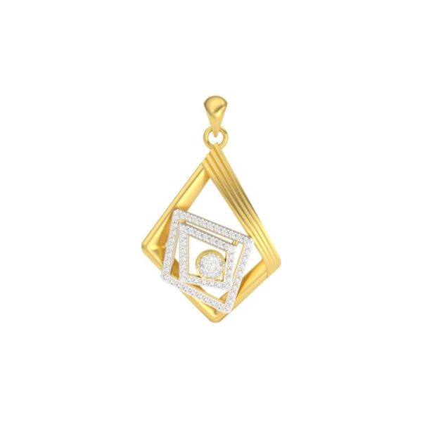 Calla Petalled Gold Pendant