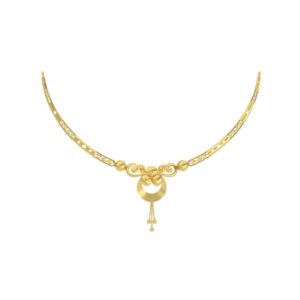Floral Dusk Gold Necklace Set