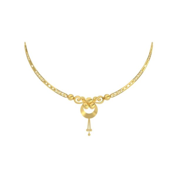 Floral Dusk Gold Necklace Set