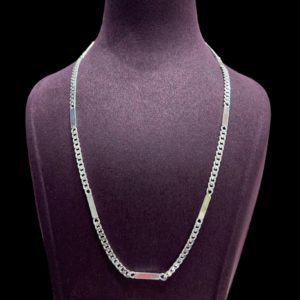 Casual Wear Men Silver Chain