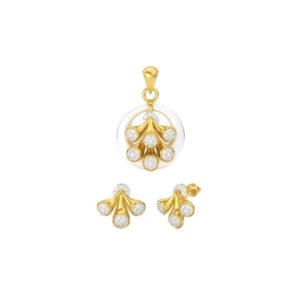 22Kt Yellow Gold Pendant Set
