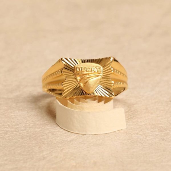 Ducati Yellow Gold Gents Ring