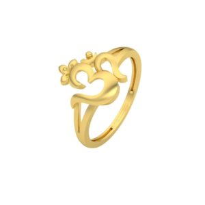 22Kt Om Gold Ladies Ring