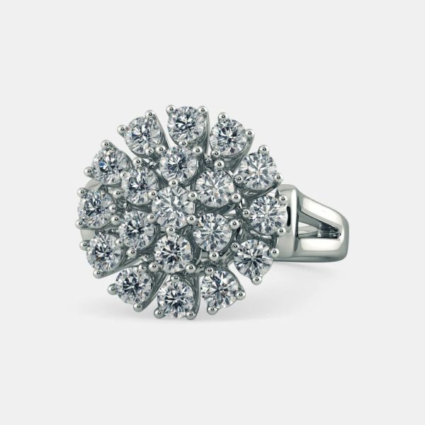 Ripple Dazzling Diamond Ring