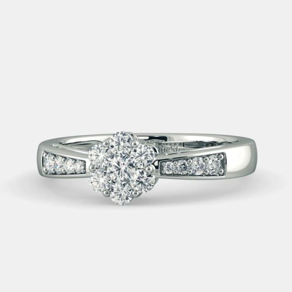 Gleamy Sphere Diamond Ring