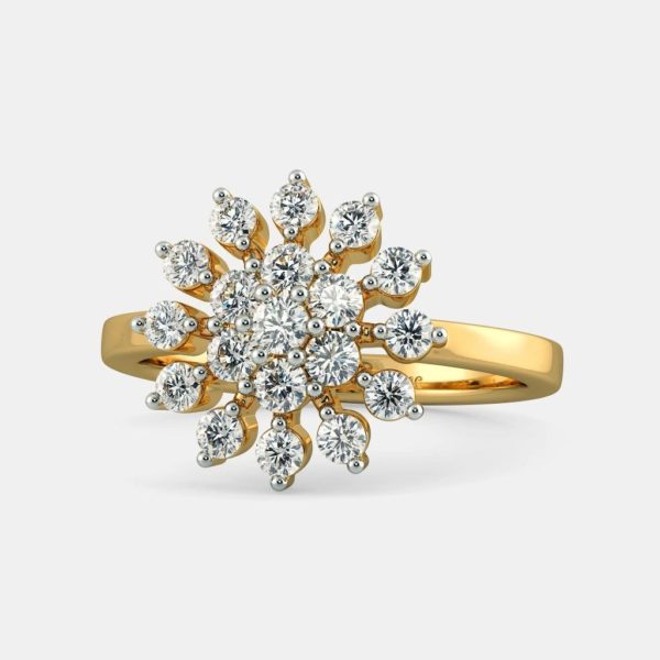 Nora Rising Sun Diamond Ring